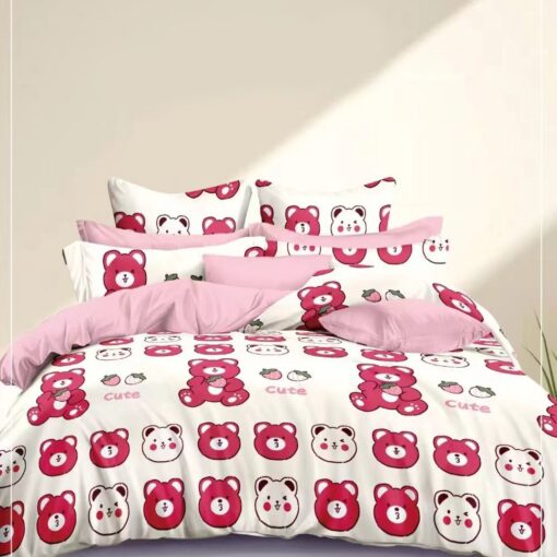 Kids Comforter Set 160×230cm Queen 4Pcs Velvo Child