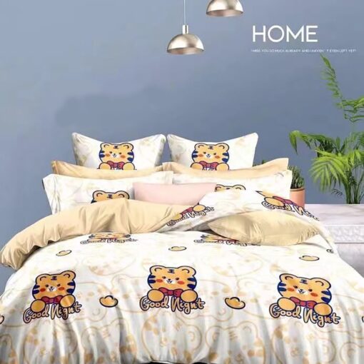 Kids Comforter Set 160×230cm Queen 4Pcs Velvo Child