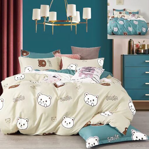 Kids Comforter Set 160×230cm Queen 4Pcs Velvo Child