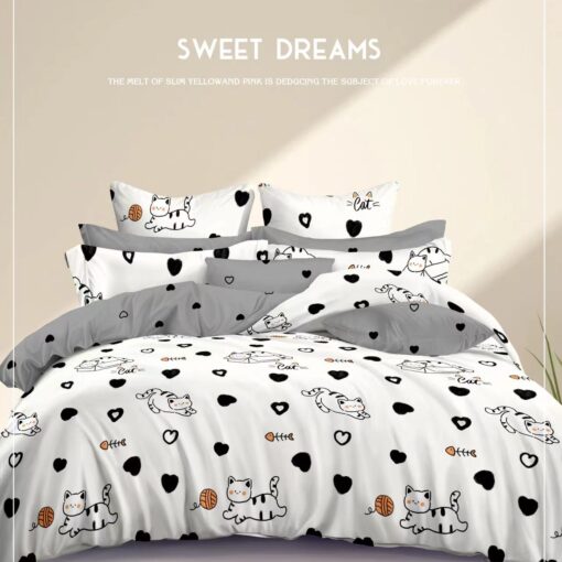 Kids Comforter Set 160×230cm Queen 4Pcs Velvo Child