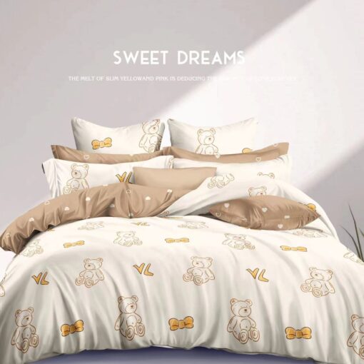 Kids Comforter Set 160×230cm Queen 4Pcs Velvo Child