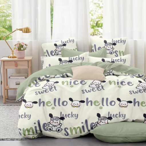Kids Comforter Set 160×230cm Queen 4Pcs Velvo Child