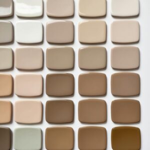 Neutral colorations like beige