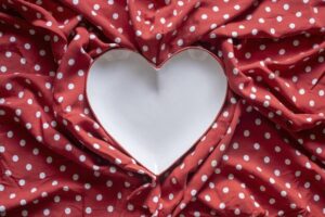 fold a blanket into a heart