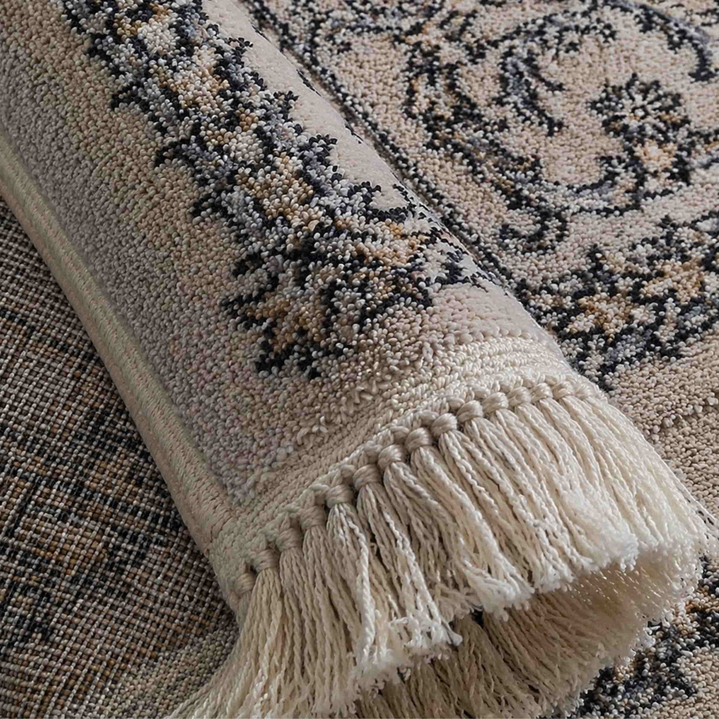 سجاد تركي كاشان جودة عالية متين بتصميم أنيق - الصورة 3