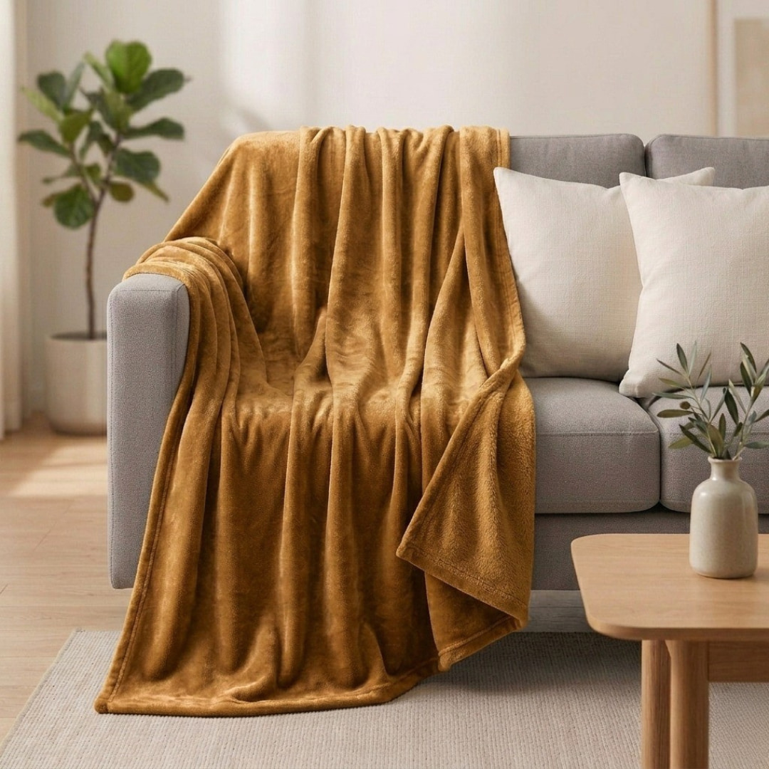 بطانية أرادا فلانيل مخمل ناعمة ومريحة من فوكس 220×240 سم - الصورة 4