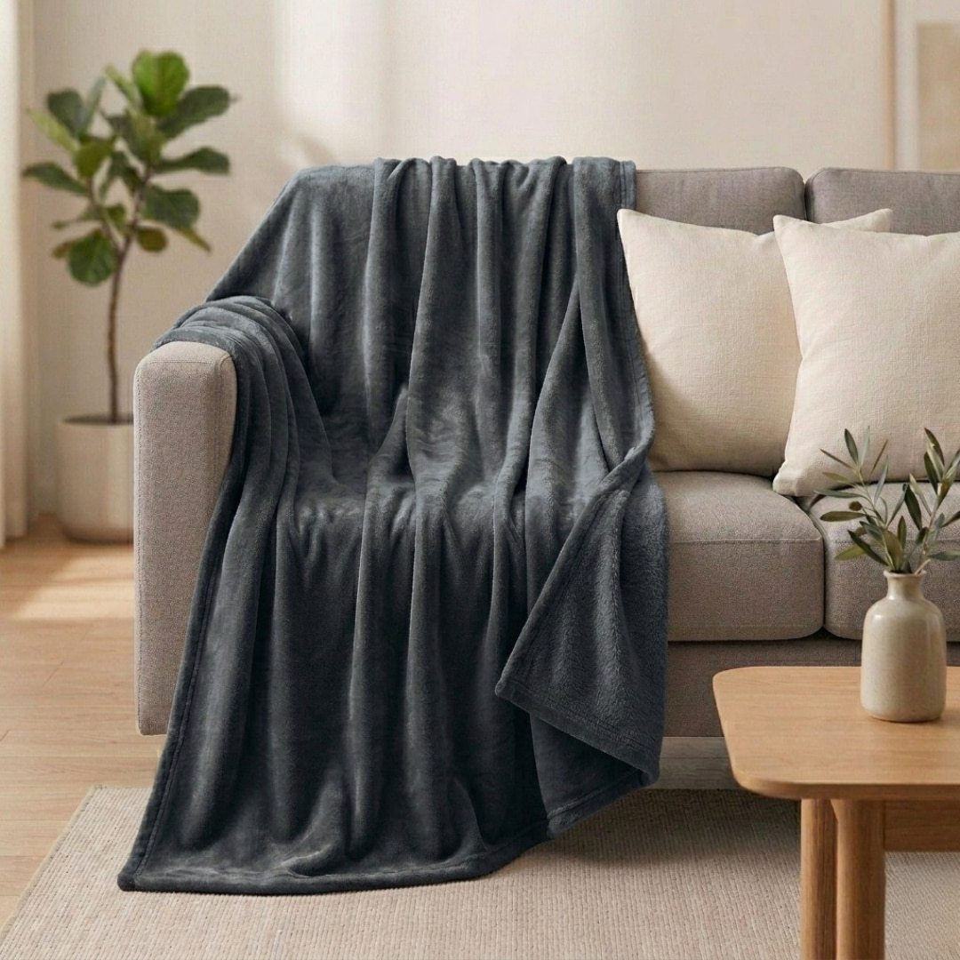 بطانية أرادا فلانيل مخمل ناعمة ومريحة من فوكس 220×240 سم - الصورة 3