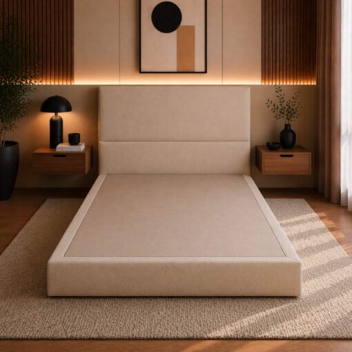Alternative view of سرير سنجل 90×190 سم تصميم مودرن خشب MDF