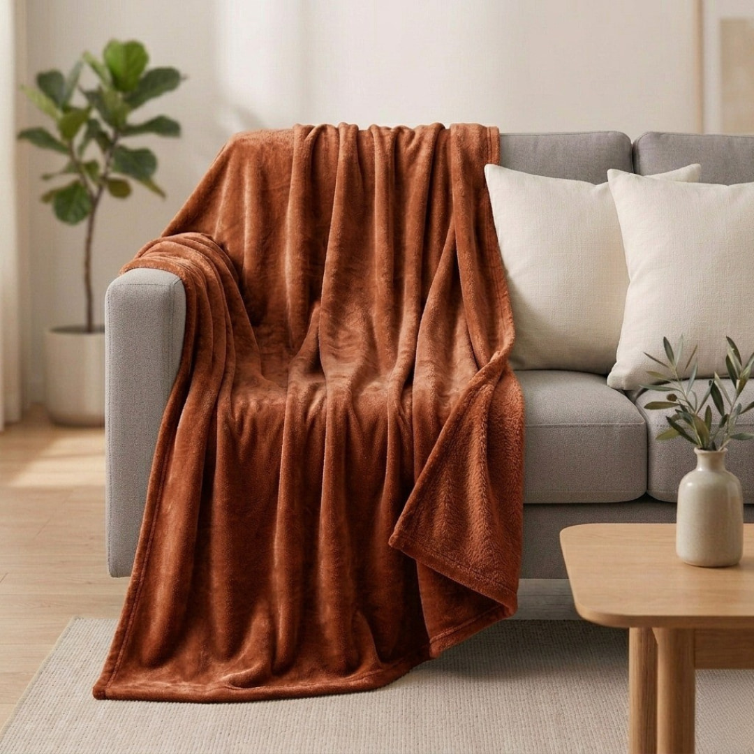 بطانية أرادا فلانيل مخمل ناعمة ومريحة من فوكس 220×240 سم - الصورة 9
