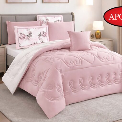 Comforter Petal Double Face 6Pcs King Microfiber