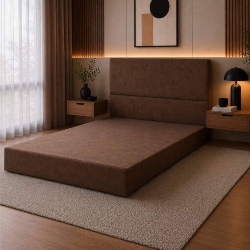 سرير سنجل 90×190 سم تصميم مودرن خشب MDF