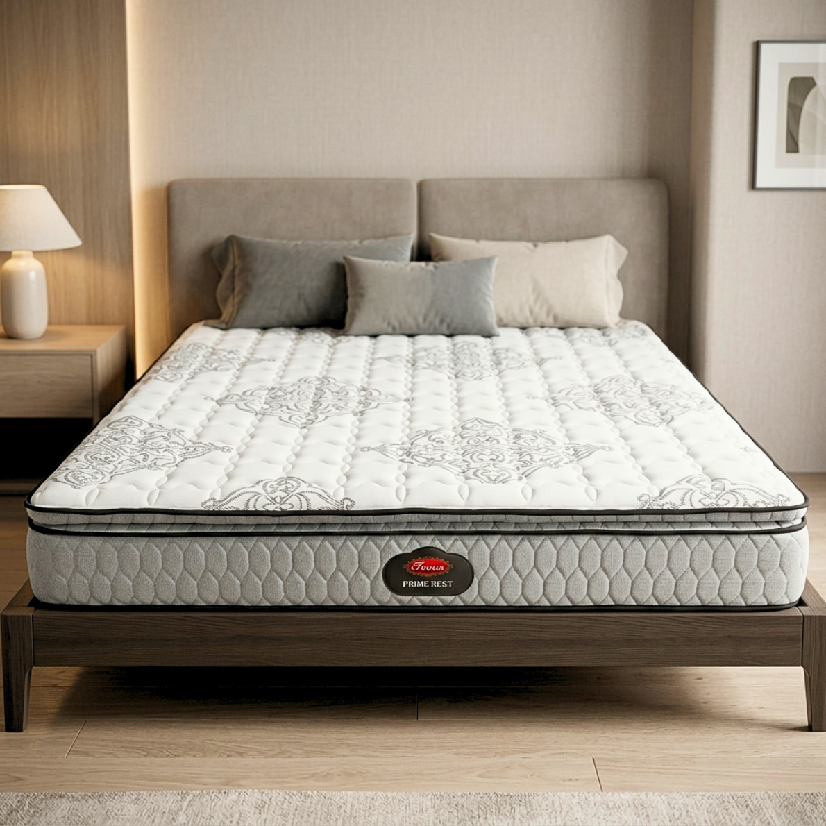 Mattress Super King 200×200+29 cm Bonnel Spring System Prime Rest Comfortable