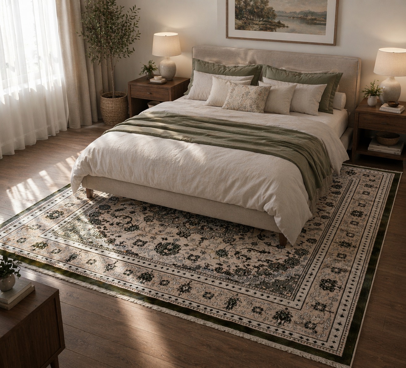 سجاد تركي 200×300 سم / 150×230 سم جودة عالية أطلس - الصورة 4
