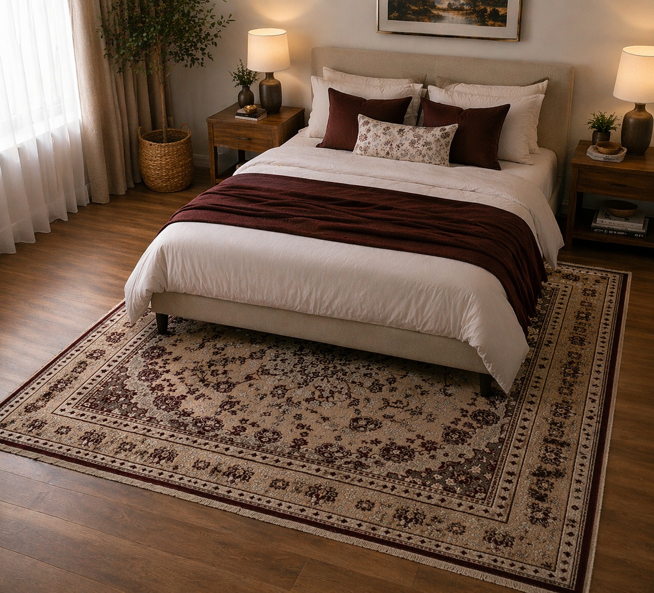 سجاد تركي 200×300 سم / 150×230 سم جودة عالية أطلس - الصورة 4
