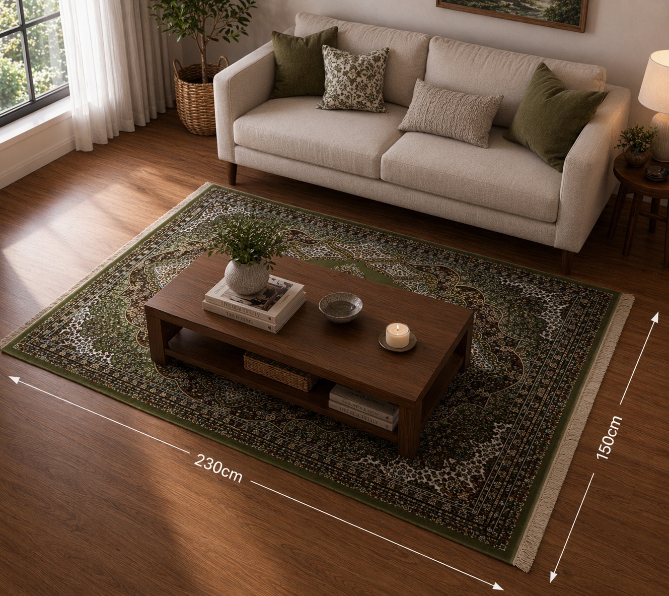 Carpets 200×300 cm / 150×230 cm High Quality Reeds 700 Turkish - Image 2