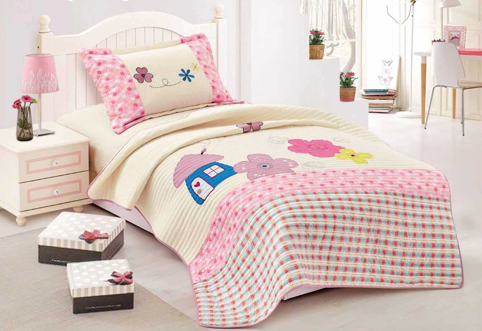 طقم لحاف أطفال 170×230 سم سنجل 3 قطع جوي كيدز من ابولو - الصورة 5