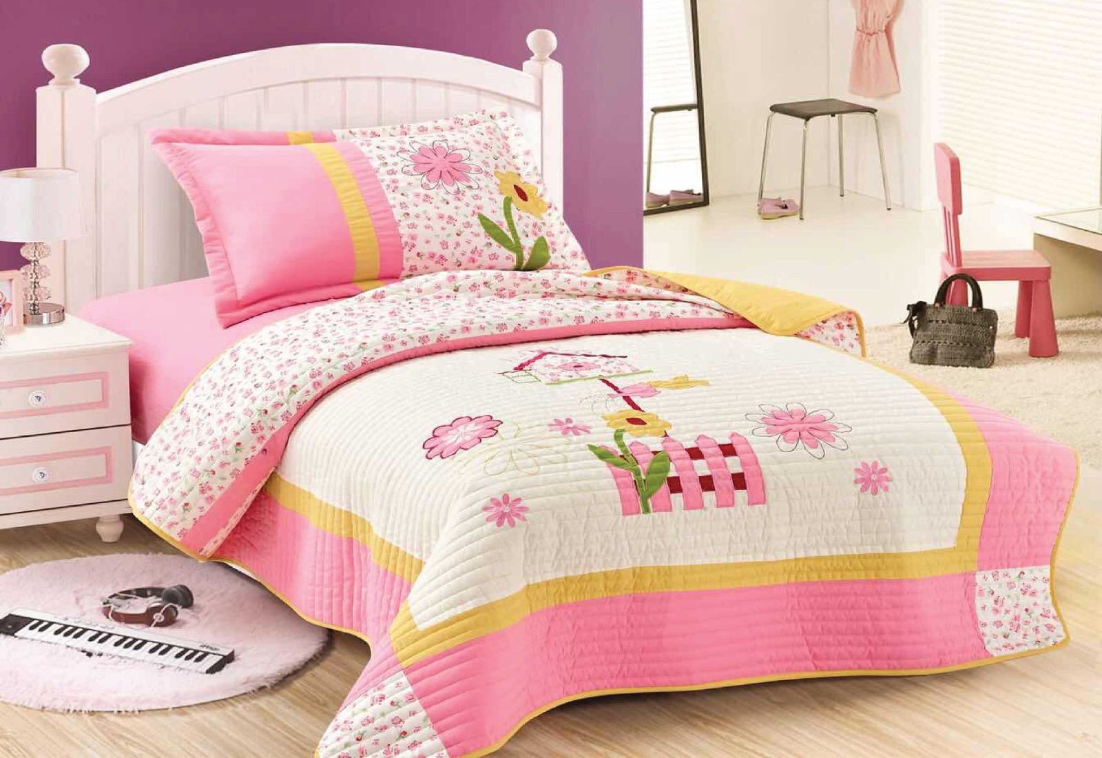 طقم لحاف أطفال 170×230 سم سنجل 3 قطع جوي كيدز من ابولو - الصورة 10