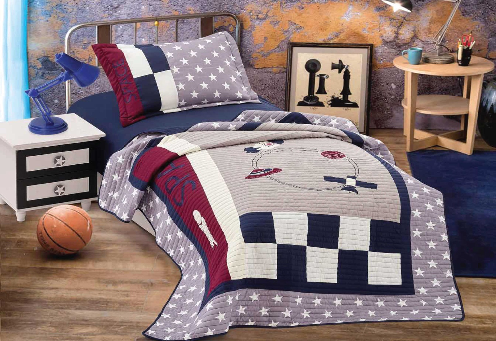 طقم لحاف أطفال 170×230 سم سنجل 3 قطع جوي كيدز من ابولو - الصورة 6