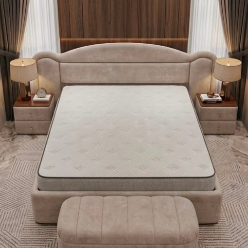 Queen Bed Wooden 160x200 cm Modern Plywood