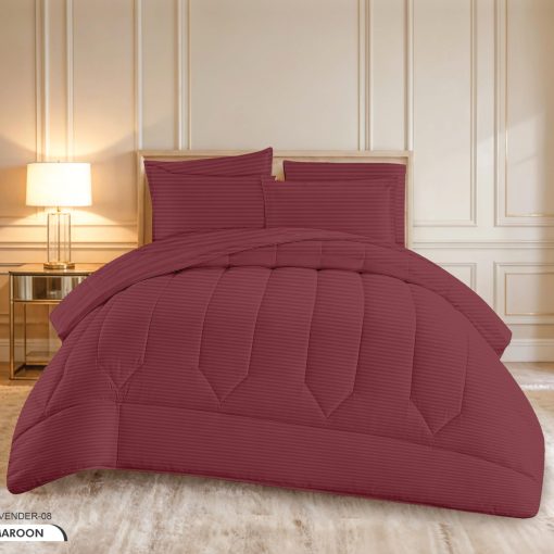 طقم لحاف لافندر هوتيل سترايب سنجل 4قطع 170×230سم