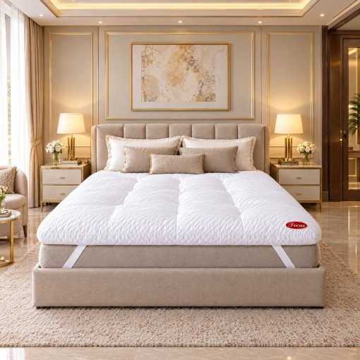 لباد مرتبة ساتان مطاطي 200×200+15سم من فوكس فيرمونت