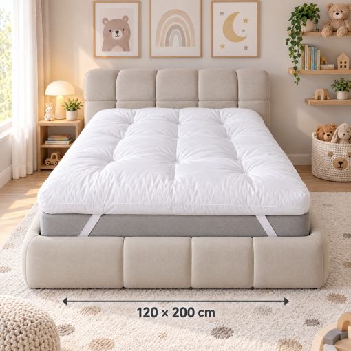 لباد مرتبة ساتان مطاطي 120×200+15سم من فوكس فيرمونت
