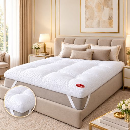 لباد مرتبة ساتان مطاطي 180×200+15سم من فوكس فيرمونت